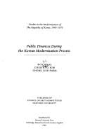 Public finances during the Korean modernization process