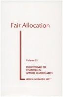 Fair allocation
