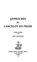 Approches du Lancelot en prose