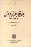 Ceràmica grisa i terrissa popular de la Catalunya medieval