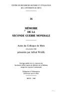 Mémoire de la Seconde Guerre mondiale