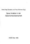 Neue Ansätze in der Geschichtswissenschaft