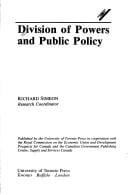 Division of powers and public policy