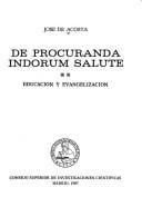 De procuranda Indorum salute