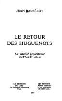 Le retour des huguenots