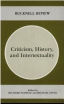 Criticism, history, and intertextuality