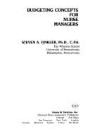 Budgeting concepts for nurse managers