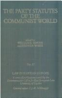 The Party statutes of the Communist world