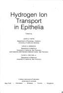 Hydrogen ion transport in epithelia