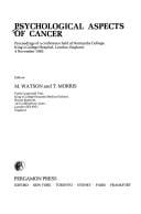 Psychological aspects of cancer