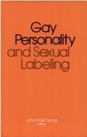 Gay personality and sexual labeling