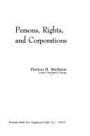 Persons, rights, and corporations