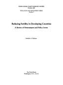 Reducing fertility in developing countries