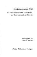 Erzählungen seit 1960