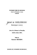 Michel de Ghelderode, dramaturge et conteur