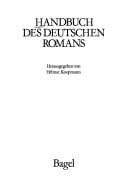 Handbuch des deutschen Romans (German Edition)