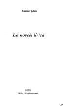 La novela lírica