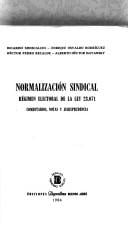 Normalización sindical