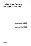 Justice, Lord Denning, and the constitution