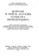 Słowianie w świecie antynorm Stanisława Przybyszewskiego