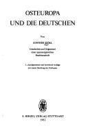 Osteuropa und die Deutschen