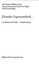 Deutsche Gegenwartslyrik