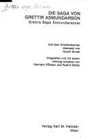 Die Saga von Grettir Asmundarson =