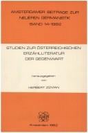 Studien zur Österreichischen Erzählliteratur der Gegenwart