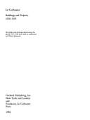 Buildings and projects, 1928-1929