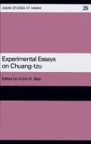 Experimental essays on Chuang-tzu