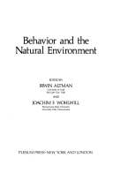 Behavior and the natural environment