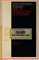 Educational Theory and Its Foundation Disciplines