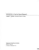 Statistics, a tool for social research