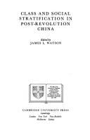 Class and social stratification in post-revolution China