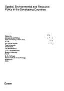 Spatial, environmental, and resource policy in the developing countries