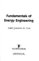 Fundamentals of energy engineering