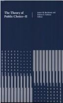 The Theory of public choice--II