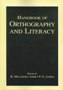 Handbook of orthography and literacy