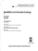 BioMEMS and nanotechnology