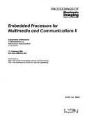 Embedded processors for multimedia and communications II