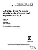 Advanced signal processing algorithms, architectures, and implementations XIV