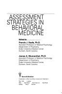 Assessment strategies in behavioral medicine