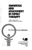 Diagnosis and assessment in family therapy