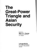 The Great-power triangle and Asian security