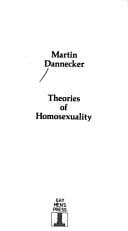 Theories of homosexuality
