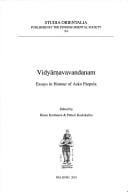 Vidyårṇavavandanam