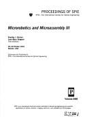 Microrobotics and microassembly III