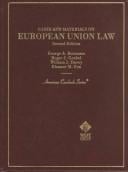 Cases and materials on European Union law