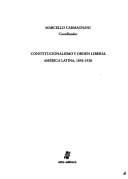 Constitucionalismo y orden liberal