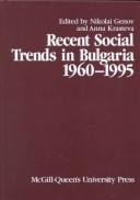 Recent social trends in Bulgaria, 1960-1995